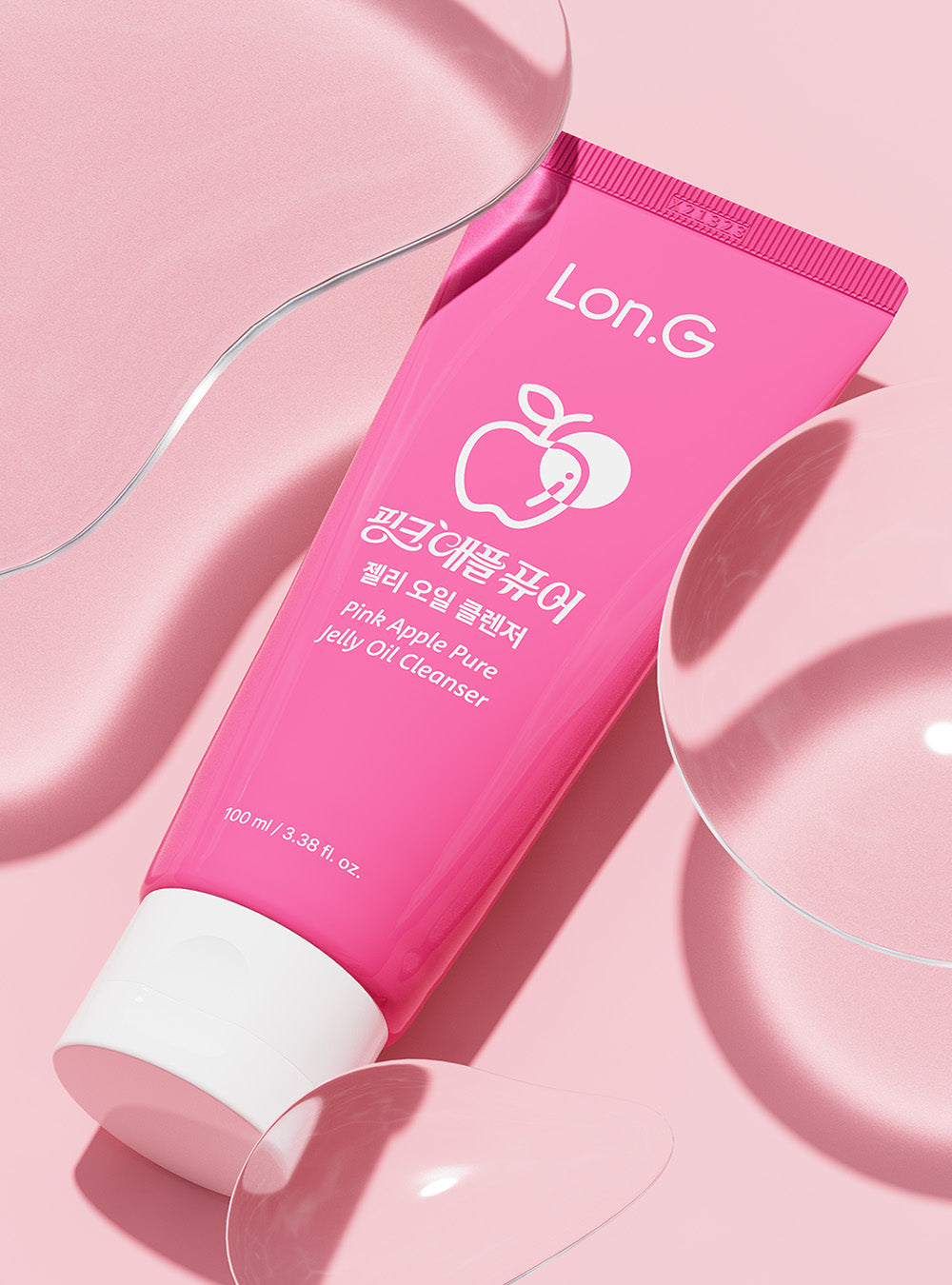 Lon.G PINK APPLE PURE JELLY OIL CLEANSER